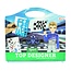 Toi-Toys Creatief schetsboek met stickers en sjablonen - Race thema - Verander outfits - Inclusief stickers - Voor kinderen