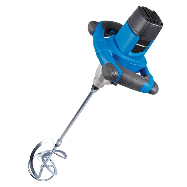 Silverline Heavy-Duty Mixer - 1220 Watt - Inclusief Gipsmenger - 120 Liter