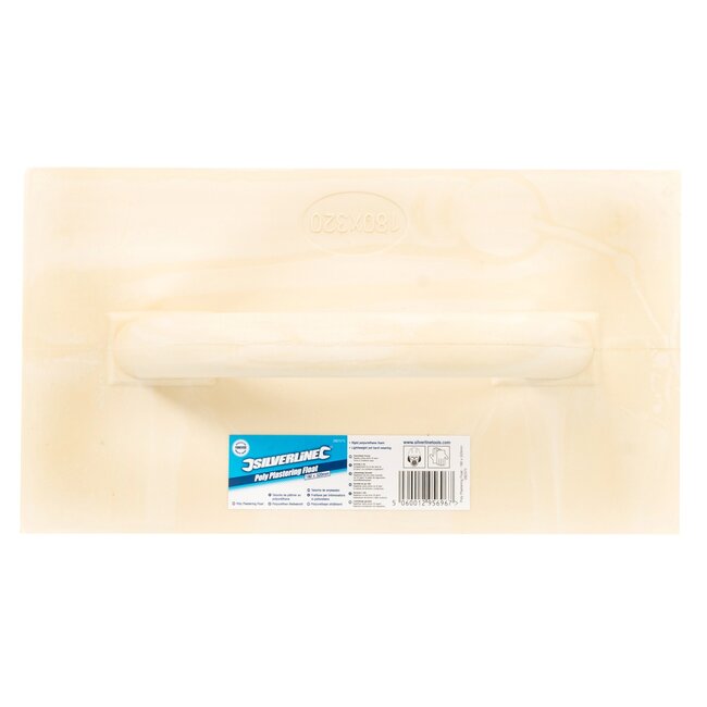 Silverline schuurbord polyurethaanschuim - lichtgewicht, glad handvat, gepolijst - 18 x 32 cm - voor voegen, tegel- en metselwerk