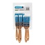 Silverline Synthetische schilderskwasten set - 5 delig - diverse maten - roestvrij stalen ring