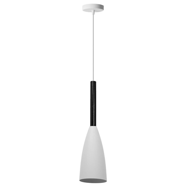 TooLight Letiz Hanglamp - E27 - Ø 10 cm - Wit