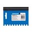 Silverline Combinatie lijmkam en droogblad - 125 x 95 mm - 6 mm tanden - Flexibel plastic en rubber
