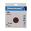 Silverline Klittenband schuurschijven - Ø 180 mm - Korrel 120 - 10 stuks