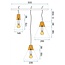 TooLight Scandi Hanglamp - E27 - 3 Lichtpunten - Wit