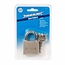Silverline Hangslot - gehard staal - beveiliging - 40 mm - chroom - 3 sleutels - voor schuur, poort en gereedschapskist