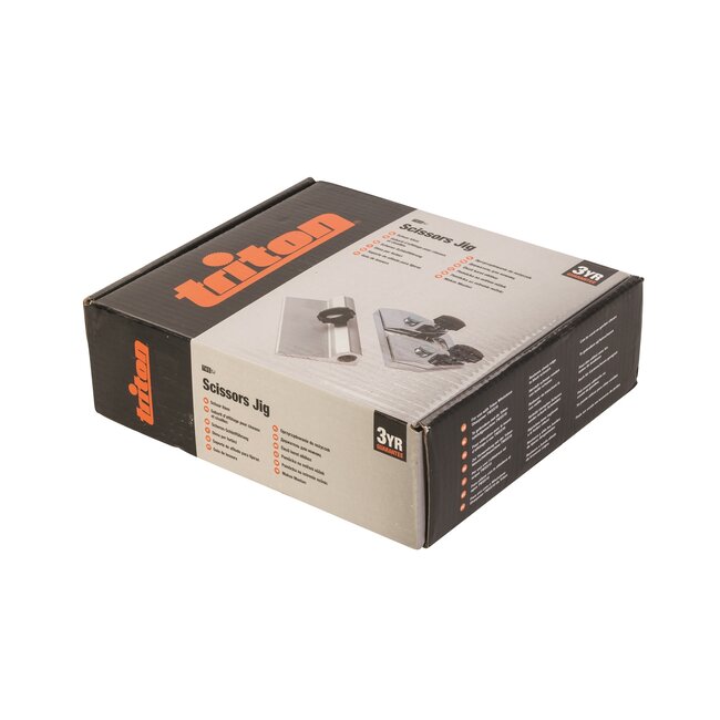 Triton dubbele schaarklem voor tafelslijpmachine met bladvergrendeling - slijpen van scharen en tuinscharen