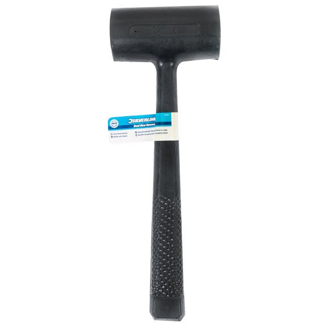 Silverline Terugslagvrije hamer - stalen kop met stalen korrels - kopdiameter 5 cm - 907 gram - voor montage en precisiewerk