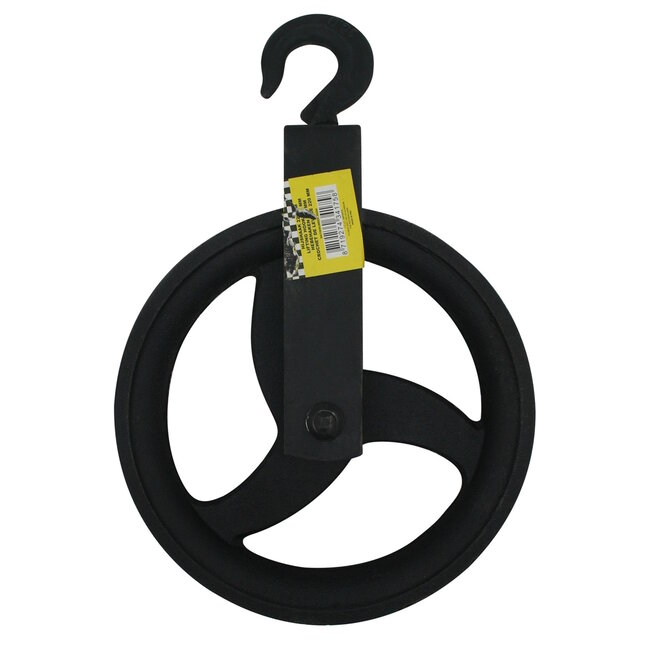Benson Robuuste hijshaak - gietijzer - Ø 220 mm - zwart - max. 600 kg