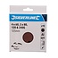 Silverline Geperforeerde klittenband schuurschijven - Ø 125 mm - 10 stuks - diverse korrelgroftes