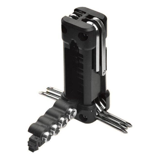 Benson Multitool fietsreparatieset - 16 functies - gehard staal - compact