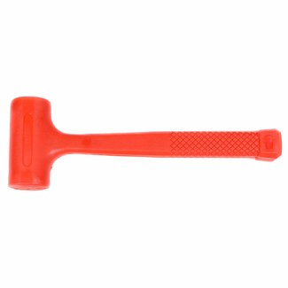 Hofftech Terugslagvrije hamer - Ø 45 mm - 450 gram - rood - antisliphandgreep Hofftech Terugslagvrije hamer - Ø 45 mm - 450 gram - rood - antisliphandgreep