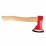 Benson Handbijl - Wigvormig blad - Houten steel - 36 cm - Rood - 600 gram