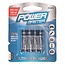 Powermaster AAA batterijen - alkaline - milieubewust 0% zware metalen - 1,5 V 1120 mAh - 4 stuks - voor afstandsbedieningen