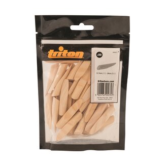 Triton Pocket Gat Pluggen - Dennenhout - 50 stuks