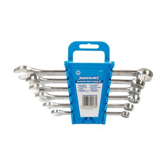 Silverline Steekringsleutelset - 6 delig - Duurzaam chroom vanadium staal - Compact en veelzijdig Silverline Steekringsleutelset - 6 delig - Duurzaam chroom vanadium staal - Compact en veelzijdig