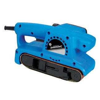 Silverline Bandschuurmachine - metaal en kunststof - 75 x 457 mm - 730 watt - zwart/grijs - schuren van hout en metaal