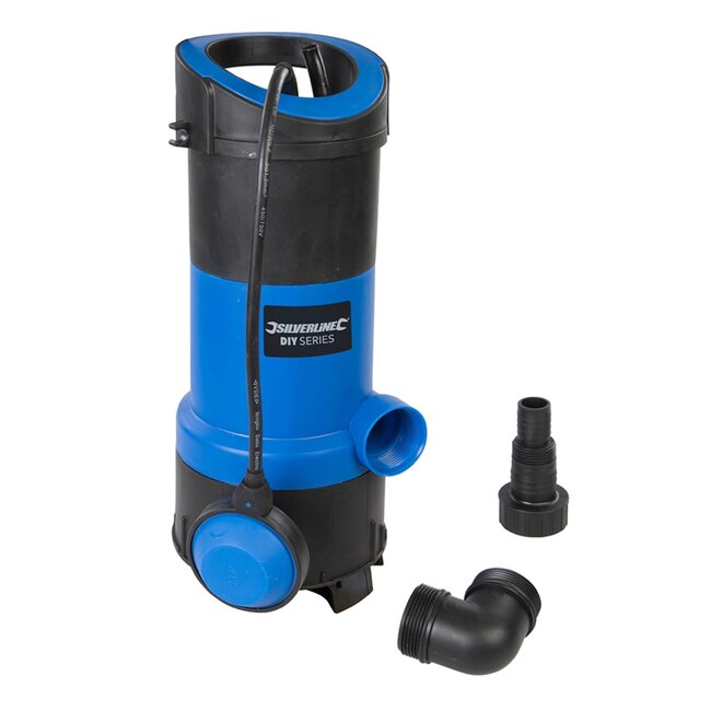 Silverline Dompelpomp schoon- en vuil water - kunststof - drijfschakelaar - 13.000 liter/uur - 750 W - 7 m - slangaansluiting 38 mm
