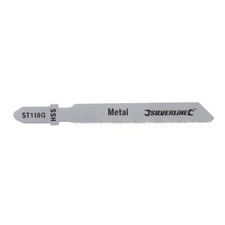Silverline Decoupeerzaagbladen voor Metaal - ST118G - 5 stuks
