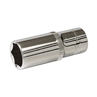 Silverline Diepe metrische dop - 22 mm - chroom vanadium - maximale koppeloverdracht - roestbestendig Silverline Diepe metrische dop - 22 mm - chroom vanadium - maximale koppeloverdracht - roestbestendig