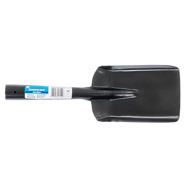 Silverline Kolenschep - staal - verhoogde schouders, poedergecoat - 17 x 11 cm - zwart - barbecue, kachel en haard