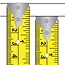 Silverline Rolmaat - Rolbandmaat - Meetlint - Lengte 8 meter x 25 mm