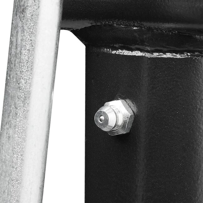 ProPlus Steunpoot met aanlaspijp - uitdraaibaar - 42-68 cm - max. 1000 kg belastbaar