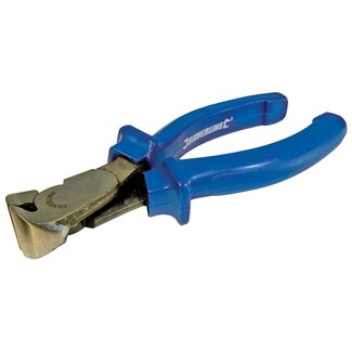 Silverline Kopkniptang - gehard staal - antislip grip - 160 mm - blauw Silverline Kopkniptang - gehard staal - antislip grip - 160 mm - blauw