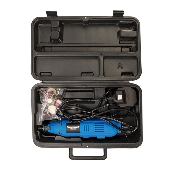 Silverline Roterend multitool - 135 Watt - 43-delige set - variabele snelheid - opbergkoffer