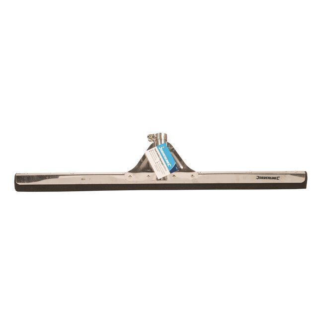 Silverline Raamwisser - schuimrubber - dubbele bladen - 66 cm - verzinkt - streeploos ramen reinigen voor telescoopsteel