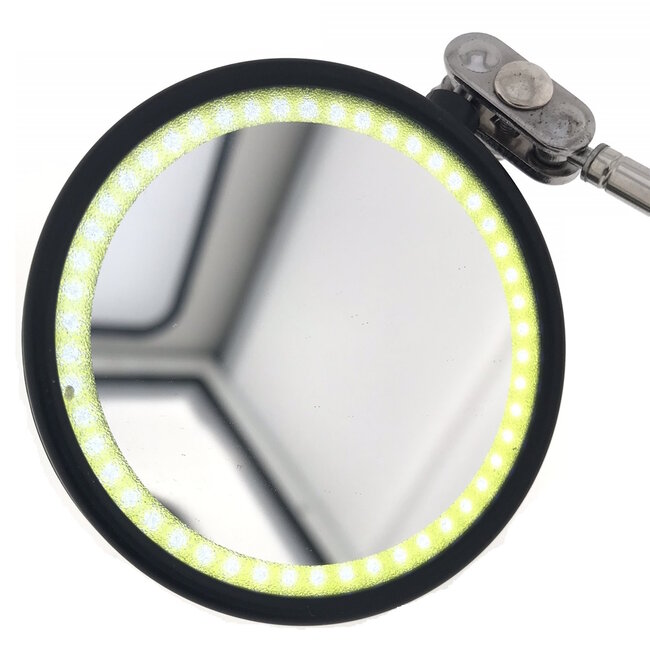 Benson Telescopische inspectiespiegel - Ø 38 mm - COB LED - 8 lumen - Uitzetbaar 250-870 mm