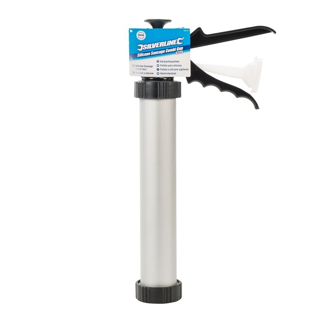 Silverline Hand kitpistool - Metalen constructie - 450 ml - Gladde afwerking - Snelverlostrekker