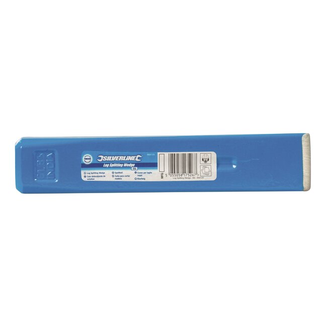 Silverline Kloofwig - gehard koolstofstaal - 2,7 kg - snijrand 55 mm - blauw - voor het kloven van grote onregelmatige houtblokken