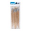 Silverline Ronde penselen set - pure haren - houten handvaten - 12 stuks