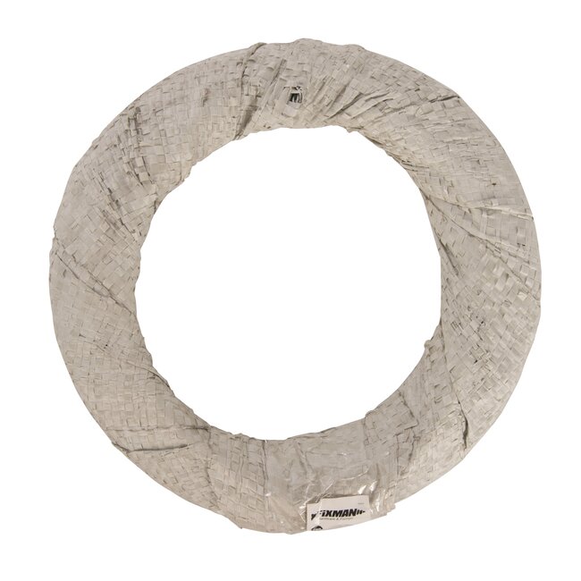 Fixman gegalvaniseerde staaldraad - weerbestendig, knipbaar - diameter 4 mm - 10 meter - staalgrijs - hekwerk en beveiliging