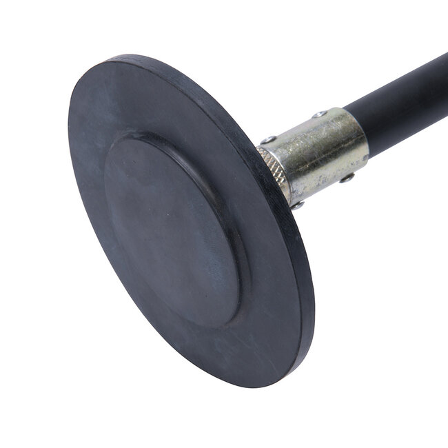 Silverline Stamperkop rioolontstopper - rubber - Ø 100 mm - dubbele draairichting