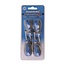 Silverline Compacte schroevendraaierset - soft-grip handvat - 4-delig - chroom vanadium staal