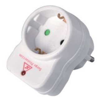 Benson Stekker met doorvoerstekker - overspanningsbeveiliging - indicatielampje - 16A/3500W