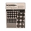 Fixman Complete set zelfklevende viltglijders - zwart - 125-delig - diverse maten