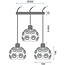 TooLight APP211-3CPR Hanglamp - E27 - 3 Lichtpunten - Goud
