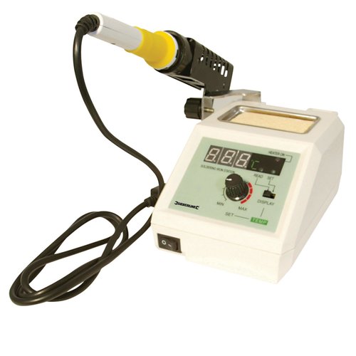 Silverline Soldeerstation - 48 Watt - 150 t/m 480 °C - Beige Silverline Soldeerstation - 48 Watt - 150 t/m 480 °C - Beige