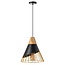 TooLight APP224-1CP Hanglamp - E27 - Ø 25 cm - Zwart/Goud