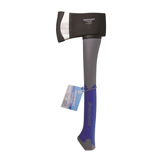 Silverline Handbijl - Glasvezel Schacht - Schokabsorberend - 700 gram - Inclusief Beschermhoes