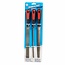 Silverline Hout raspen set - plat, rond en half rond - soft-grip handvaten - 200 mm - 3-delig