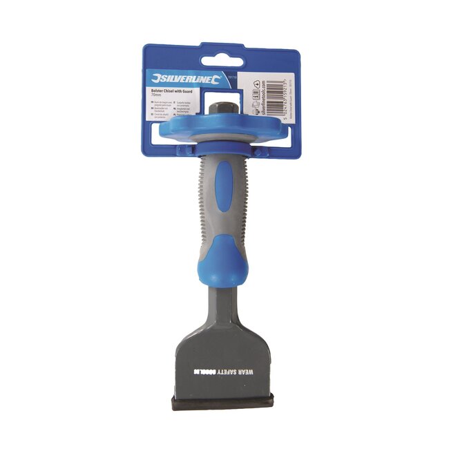 Silverline Voegbeitel met bescherming - gesmeed staal - soft-grip - 70 x 216 mm