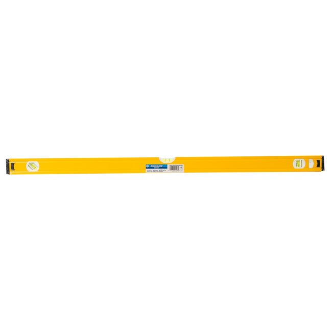 Silverline Waterpas met 3 libellen - 45º, 90º en 180º - 100 cm - Aluminium - Robuust ontwerp