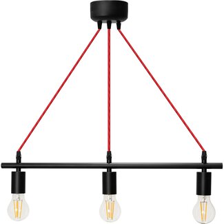 TooLight APP420-3CP Hanglamp - E27 - 3 Lichtpunten - Zwart