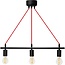 TooLight APP420-3CP Hanglamp - E27 - 3 Lichtpunten - Zwart