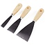 Benson Plamuurmes set - Houten handvat - Flexibel en duurzaam - 3 delig