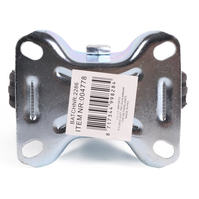 Benson Bokwiel - Ø 125 mm - Verzinkt - 100 kg Draagvermogen - Slijtvast Rubber