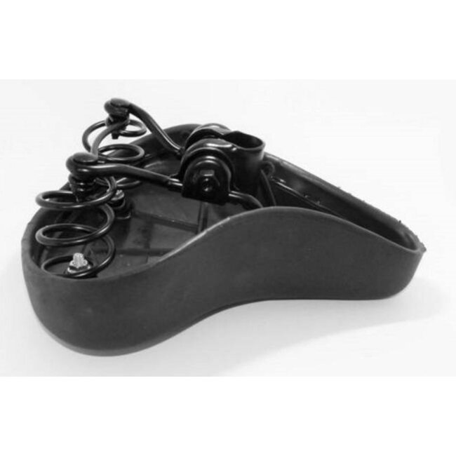 Benson Fietszadel met veer - Topcomfort - 245x205 mm - Zwart